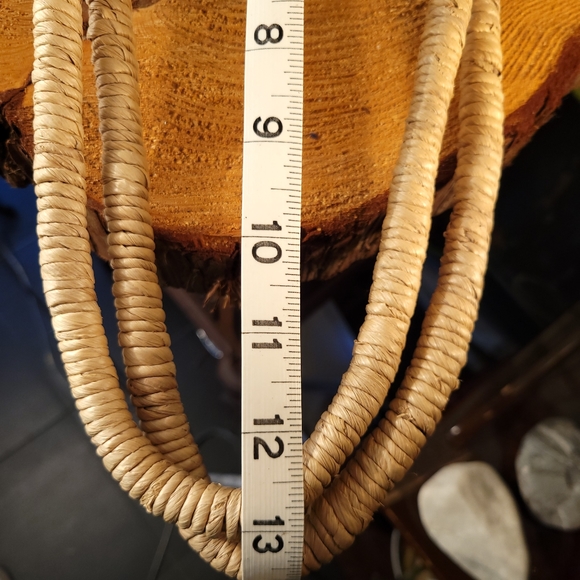 J. Crew Straw Zippered Tote Shoulder Bag - Picture 9 of 15